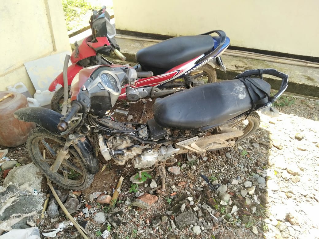 Dua Motor Terlibat Kecelakaan 