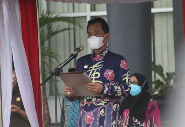 Bupati Bengkulu Tengah Dr H Ferry Ramli SH MH Pimpin Upacara Peringatan Hari Sumpah Pemuda 